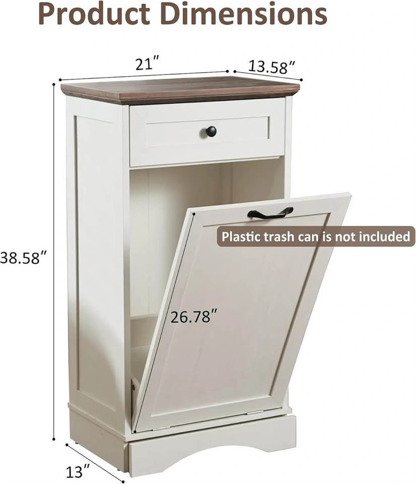 BRAND NEW Farmhouse Tilt-Out Trash-Bin - photo 3