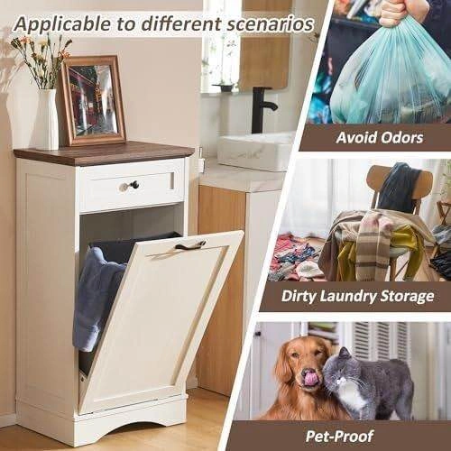 BRAND NEW Farmhouse Tilt-Out Trash-Bin - photo 4