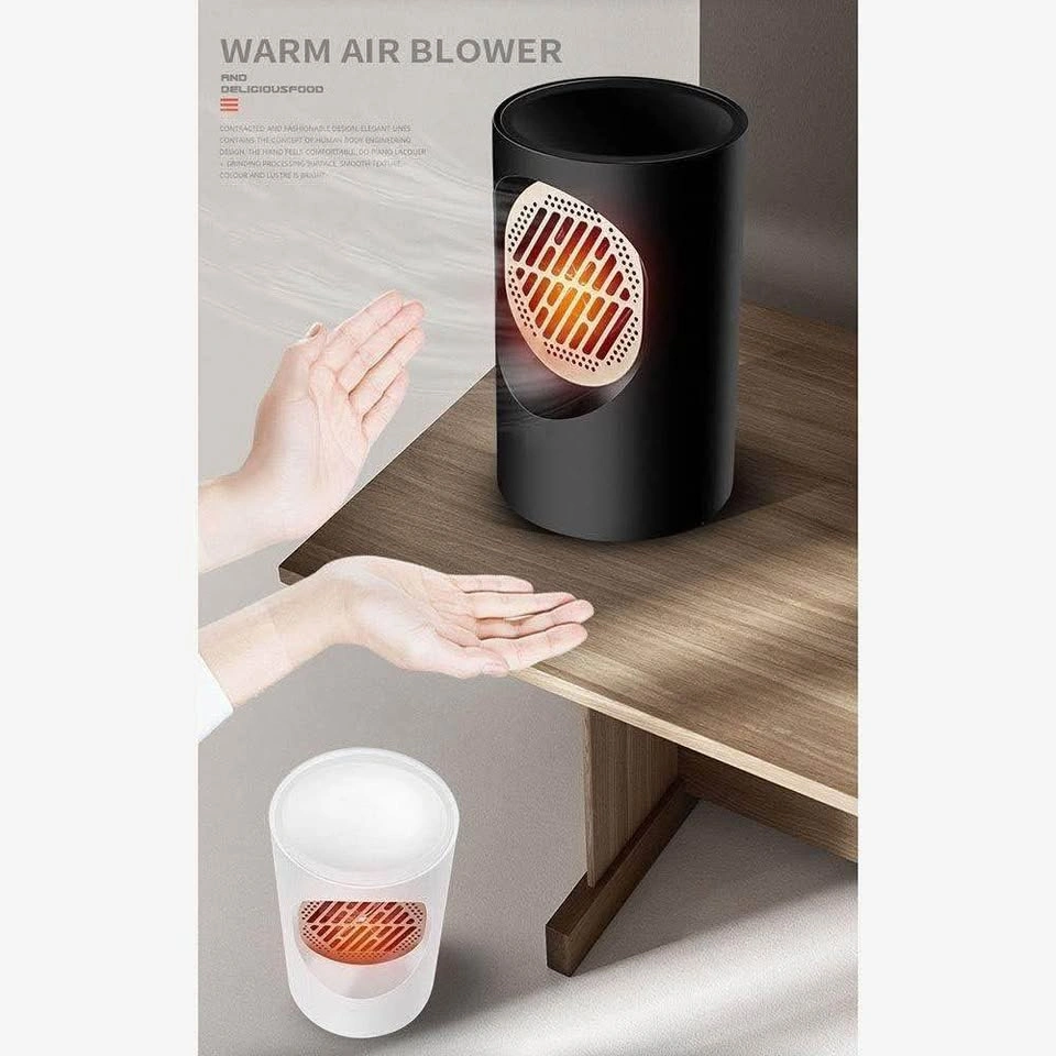 Black Compact Personal Space Heater - photo 4