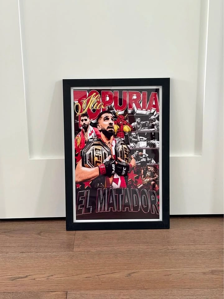 Ilia Topuria Framed Poster
