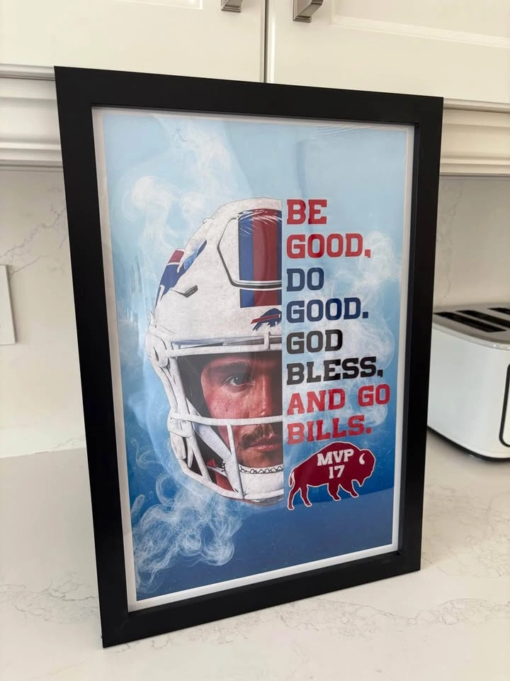 Josh Allen Framed Poster - photo 2