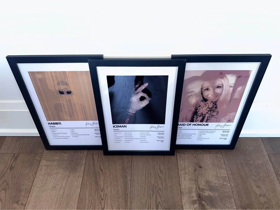 Every Drake Album Framed Posters - photo 4
