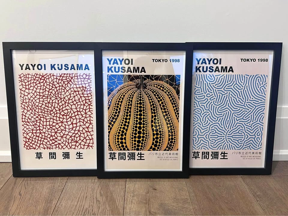 Yayoi Kusama Framed Art Posters