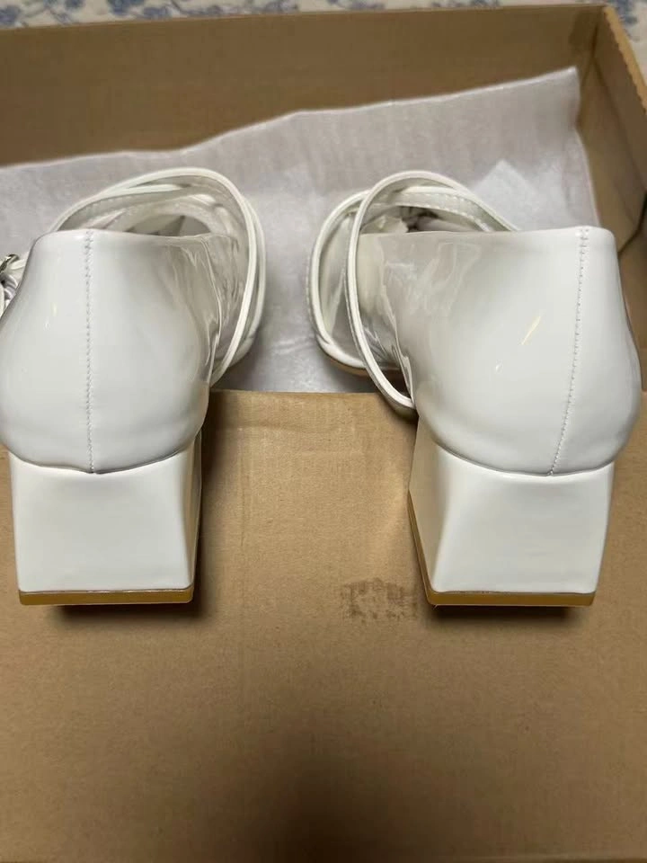 Newbella Mary Janes White Size 7.5 - photo 3