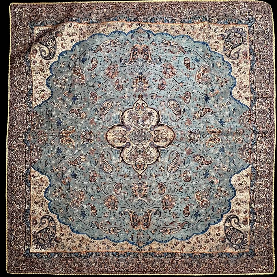 Persian Termeh Square Tablecloth 1m x 1m