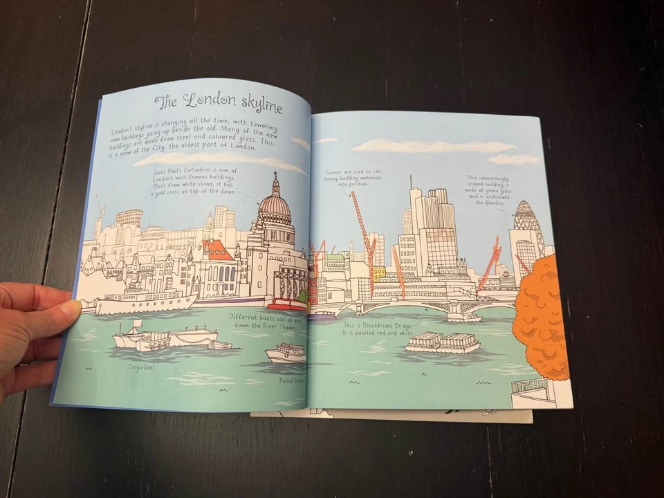 Usborn London Colouring Books - photo 2
