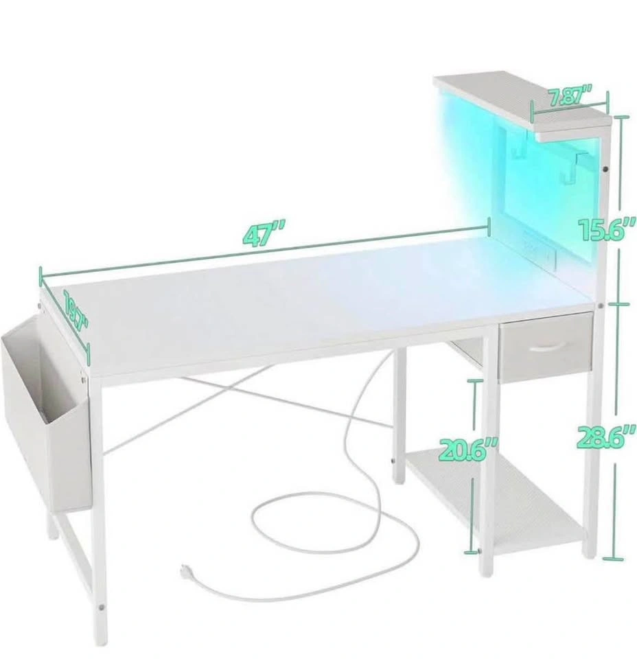 47” x 19” Work Table with Sockets