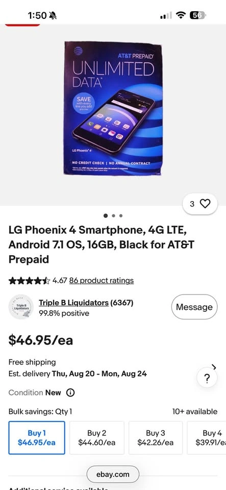 LG Phoenix 4 works great - photo 3