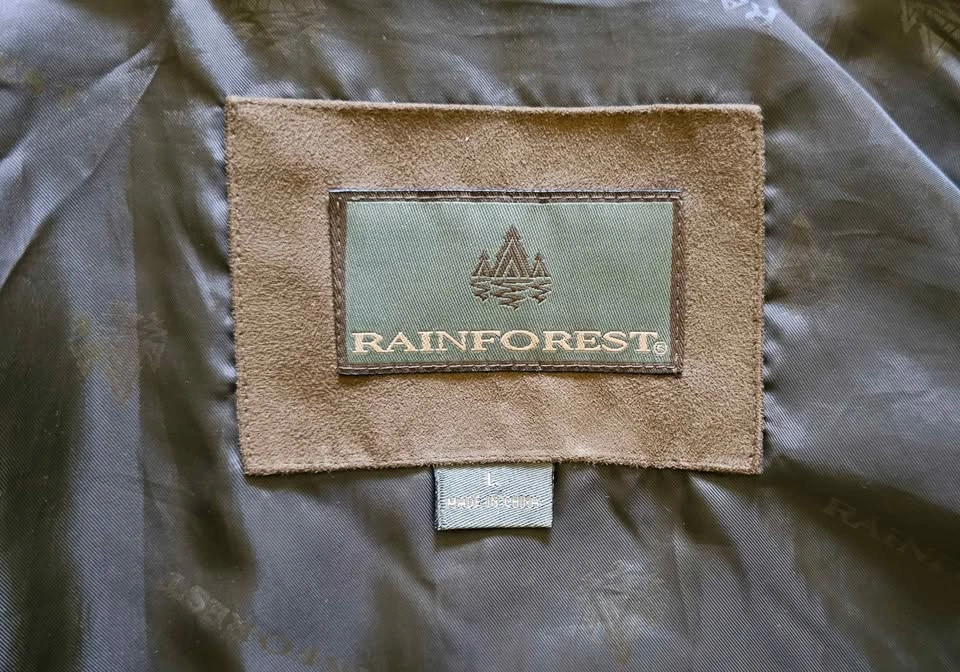 Brand New Rainforest Men's Faux Suede Keeneland Bomber Jacket - photo 4