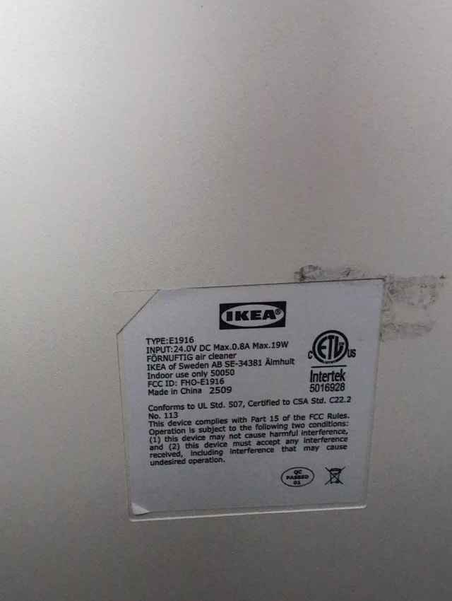 IKEA FÖRNUFTIG Air Purifier - photo 5