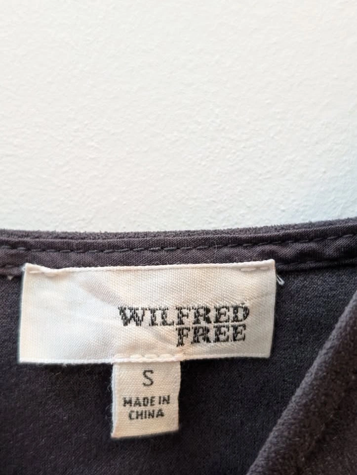 Wilfred Free Aritzia Boscono Faux Suede Camisole Charcoal Gray S - photo 3