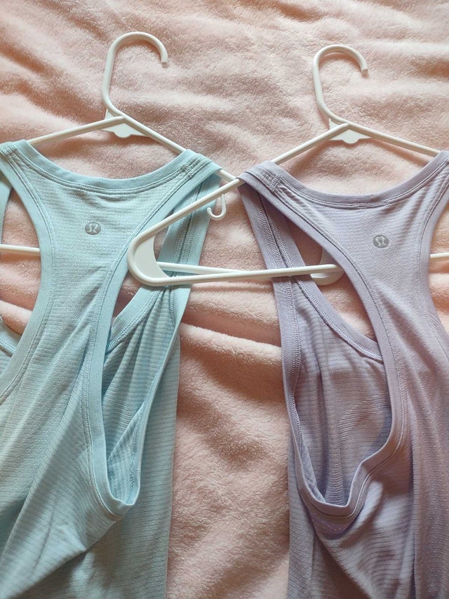Lululemon Racerback Tanks Size 4 $20 each or $35 for both - photo 2