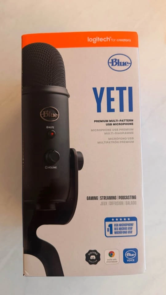 Logitech Yeti microphone - brand new - photo 3