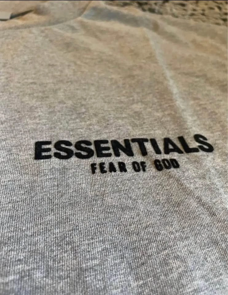 Essentials T shirt dark oatmeal size L - photo 3