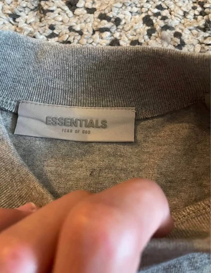 Essentials T shirt dark oatmeal size L - photo 4