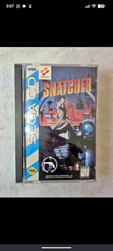 SNATCHER SEGA CD COMPLETE TESTED *MINT CONDITION*