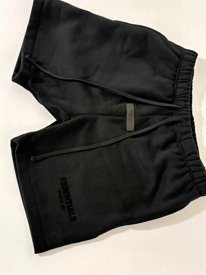 Fear of God black Essentials shorts brand new