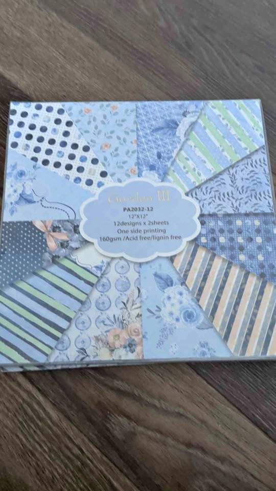Garden III PA2032-12 Scrapbook Paper Pad