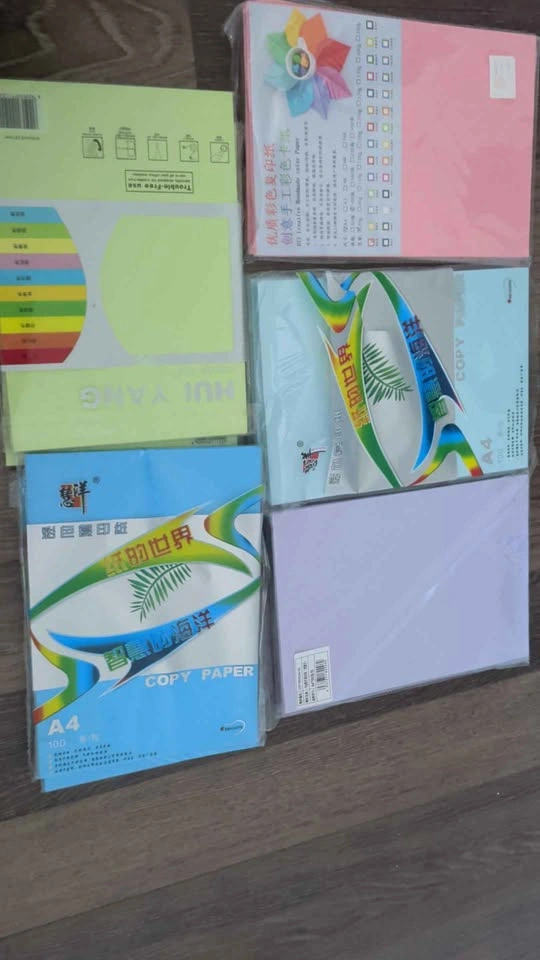 A4 Colored Copy and Craft Paper 70 gsm 10 Pack - photo 2