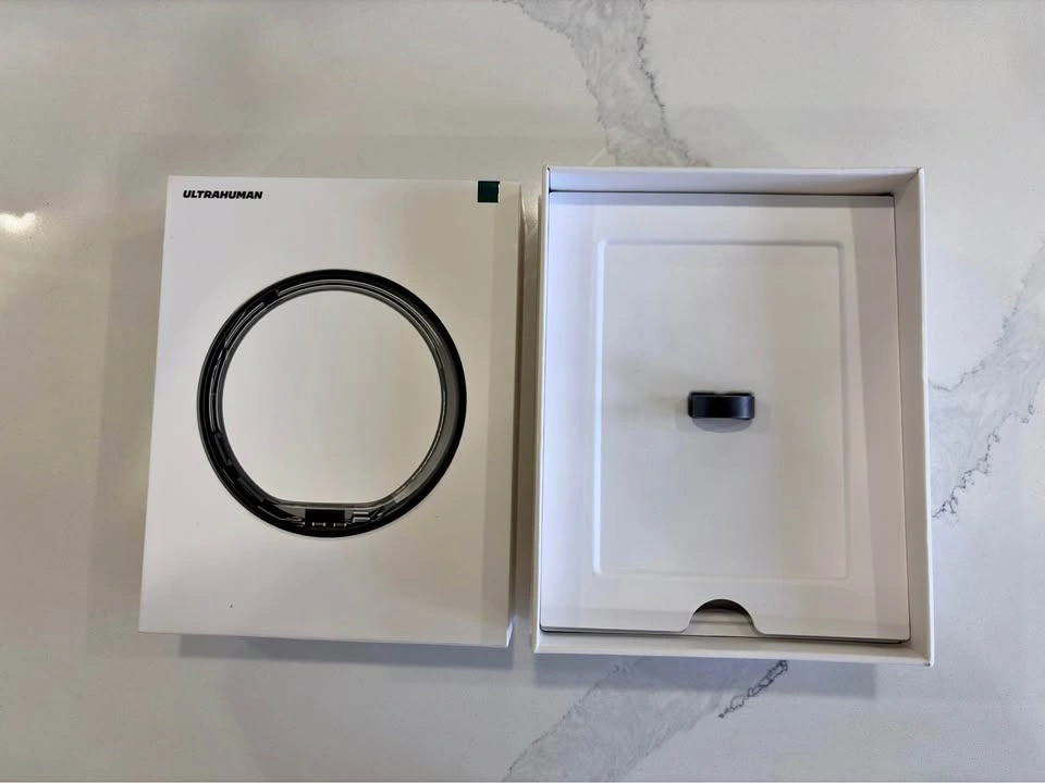 UltraHuman Ring AIR (Matte Grey, Size 6, warranty)