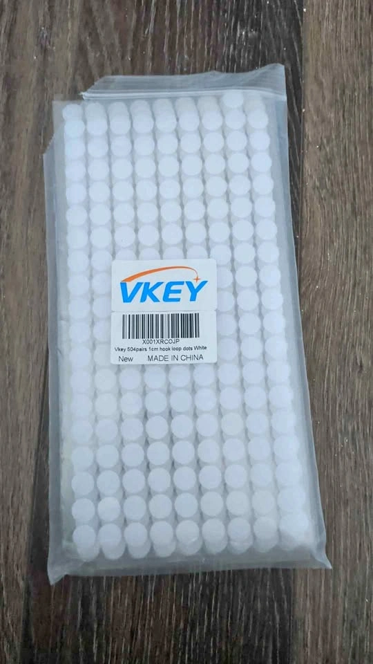 Vkey 504 Pairs 1cm Hook and Loop Dots