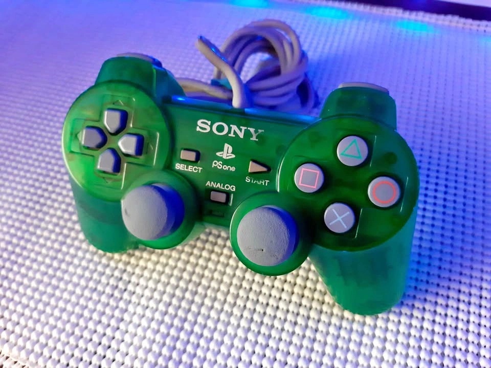 PSOne Wired Controller Emerald Green PS1 PlayStation