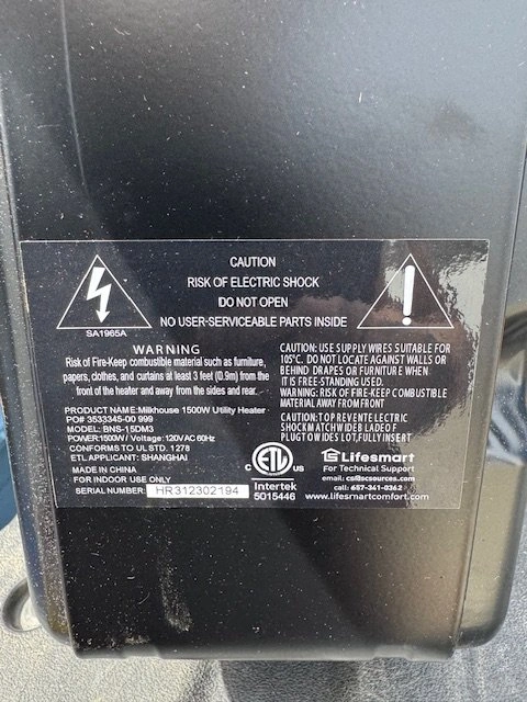 Lifesmart Space Heater - photo 3