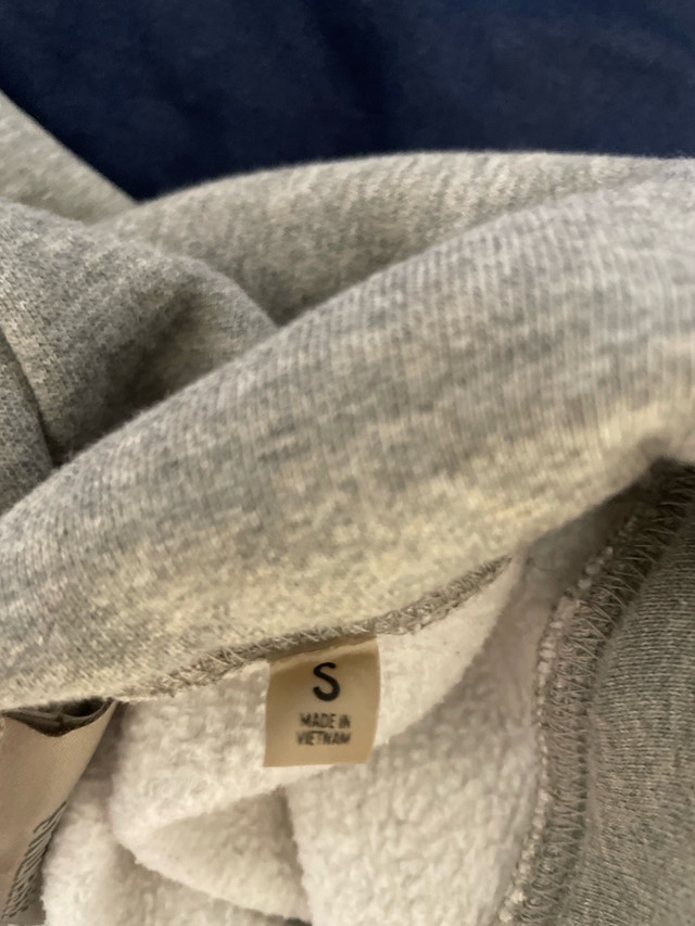 Grey Oatmeal Essentials Hoodie - photo 2