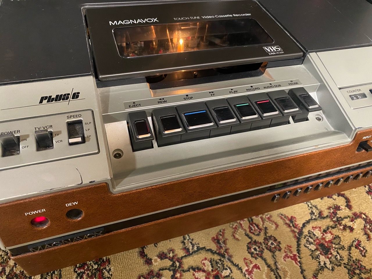 Magnavox Top Loading Vintage VHS VCR - VK8227BRO1 Japan