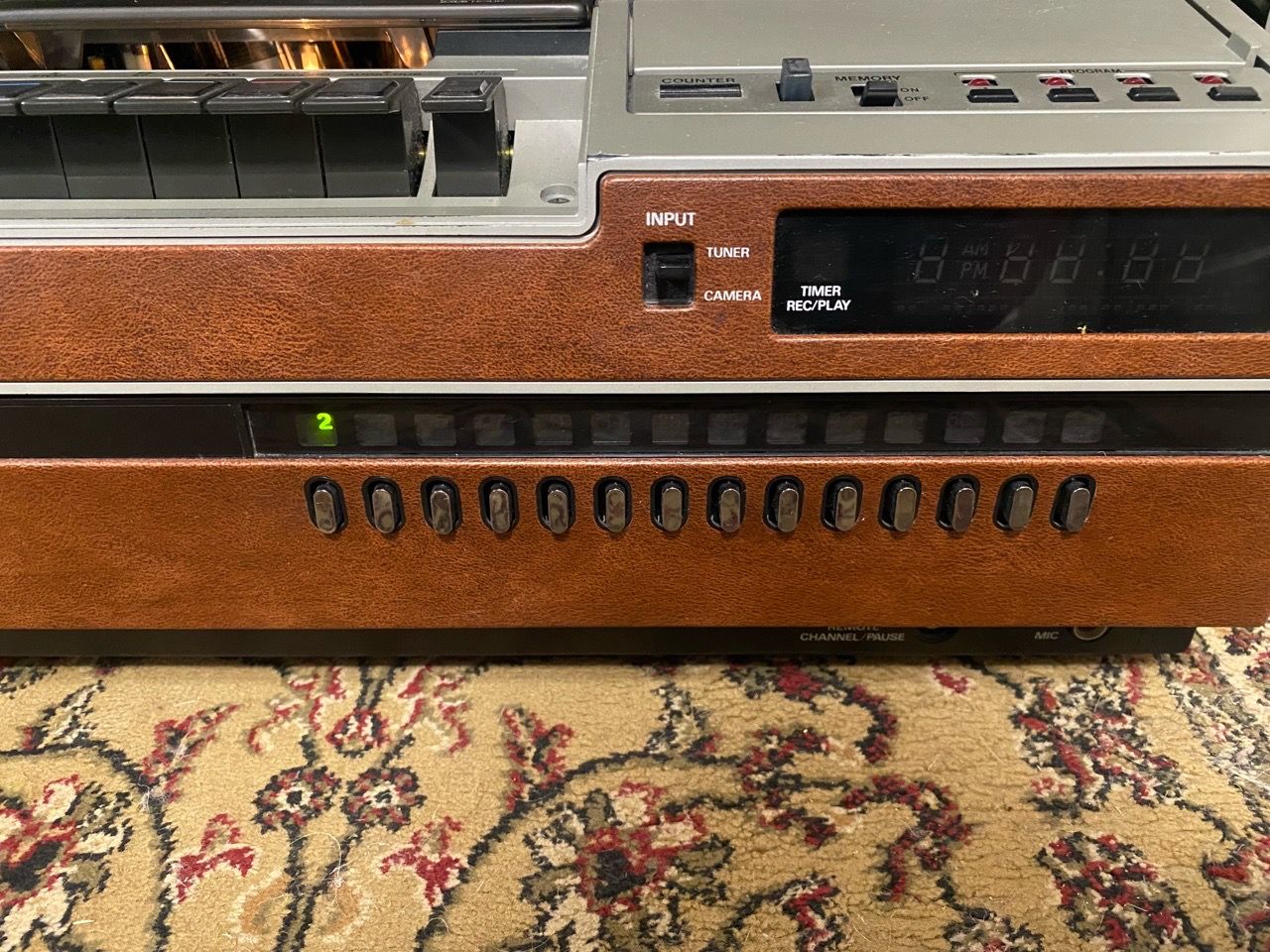 Magnavox Top Loading Vintage VHS VCR - VK8227BRO1 Japan - photo 3