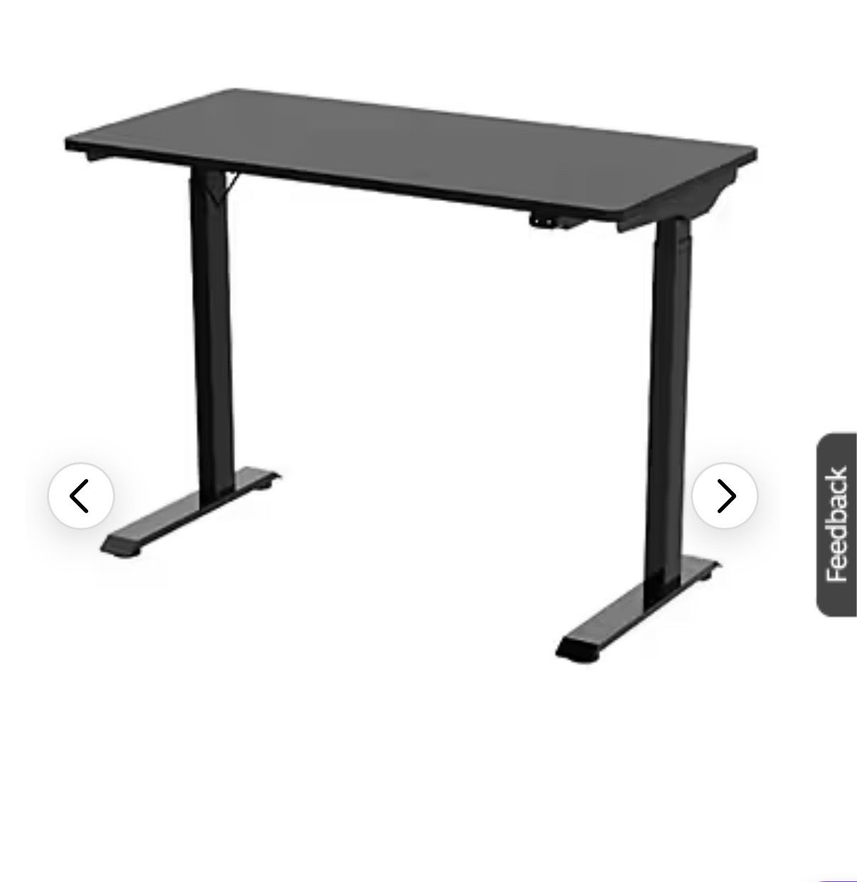 Black Electric Adjustable Standing Desk