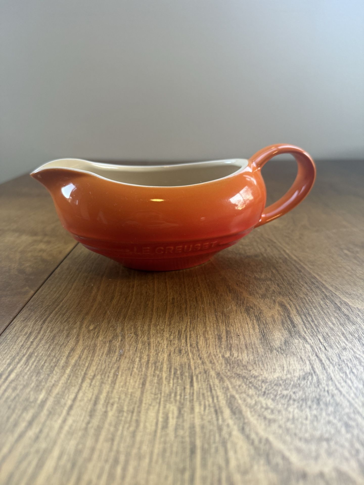 Le Creuset Stoneware Gravy Boat — Flame