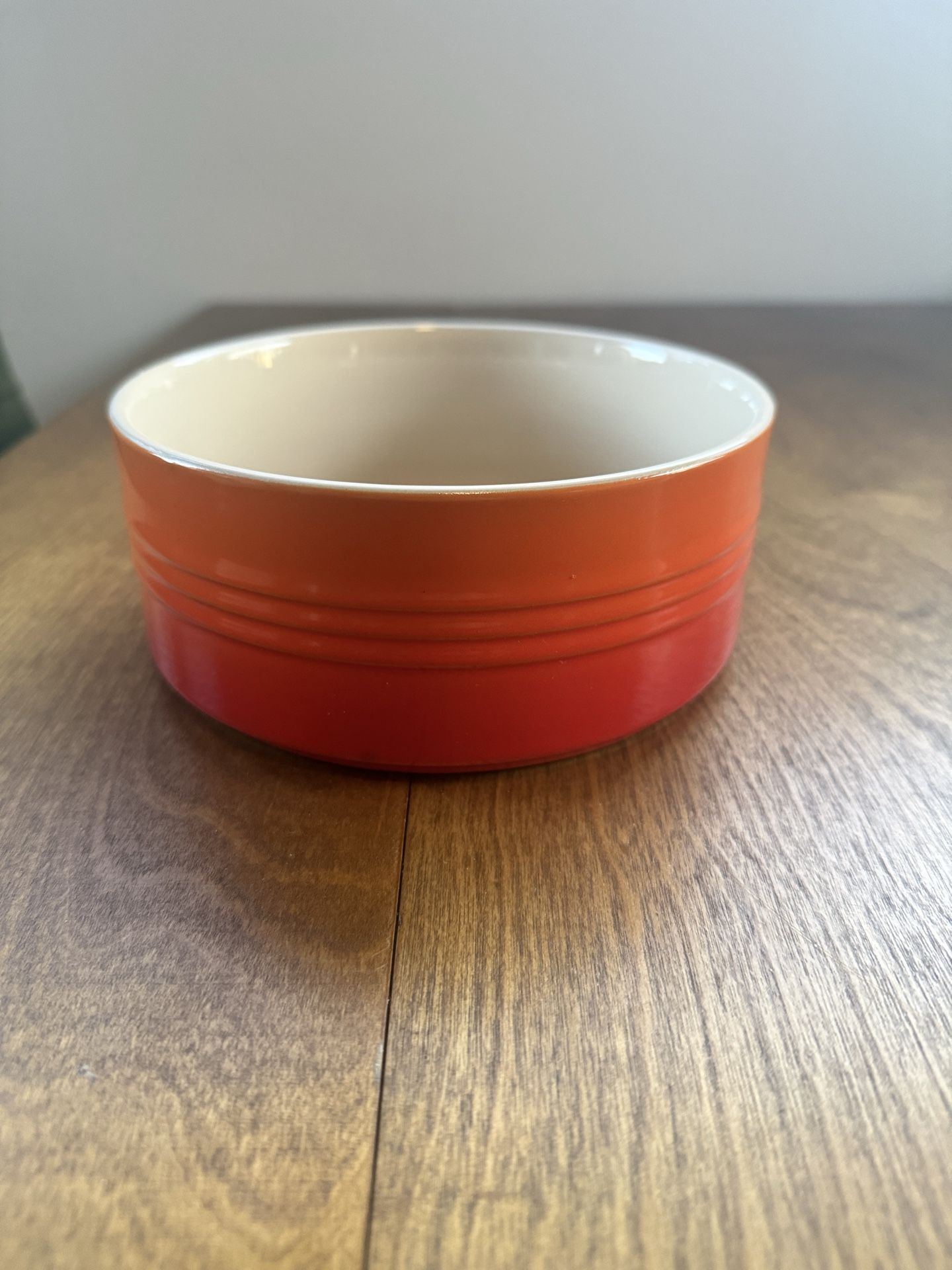 Le Creuset Stoneware Soufflé Dish — Flame