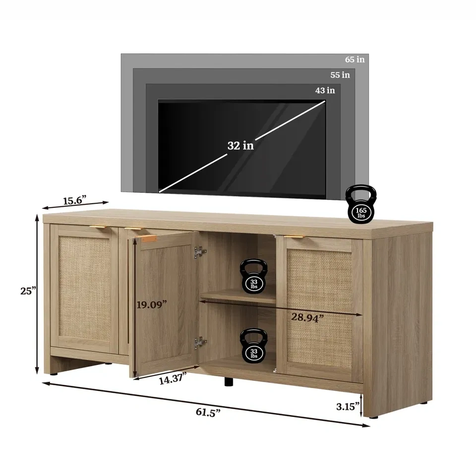 NEW Rattan TV Stand/Sideboard - photo 4