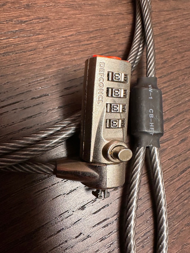 Defcon Laptop Locking Cable - photo 2