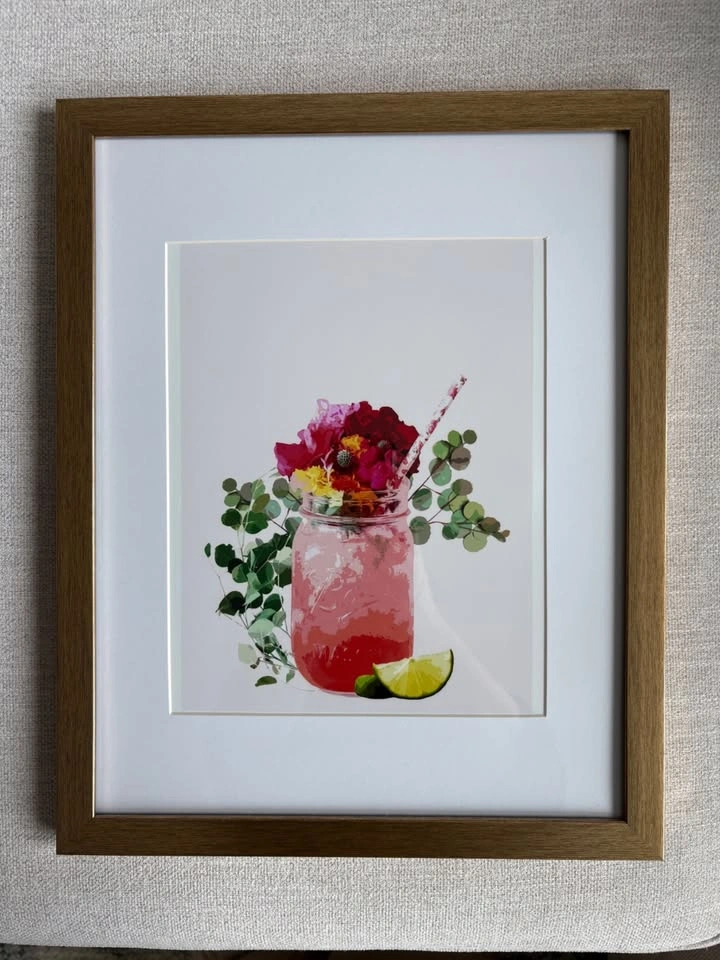 Framed Cocktail-themed Artwork (Set of 6) - photo 2