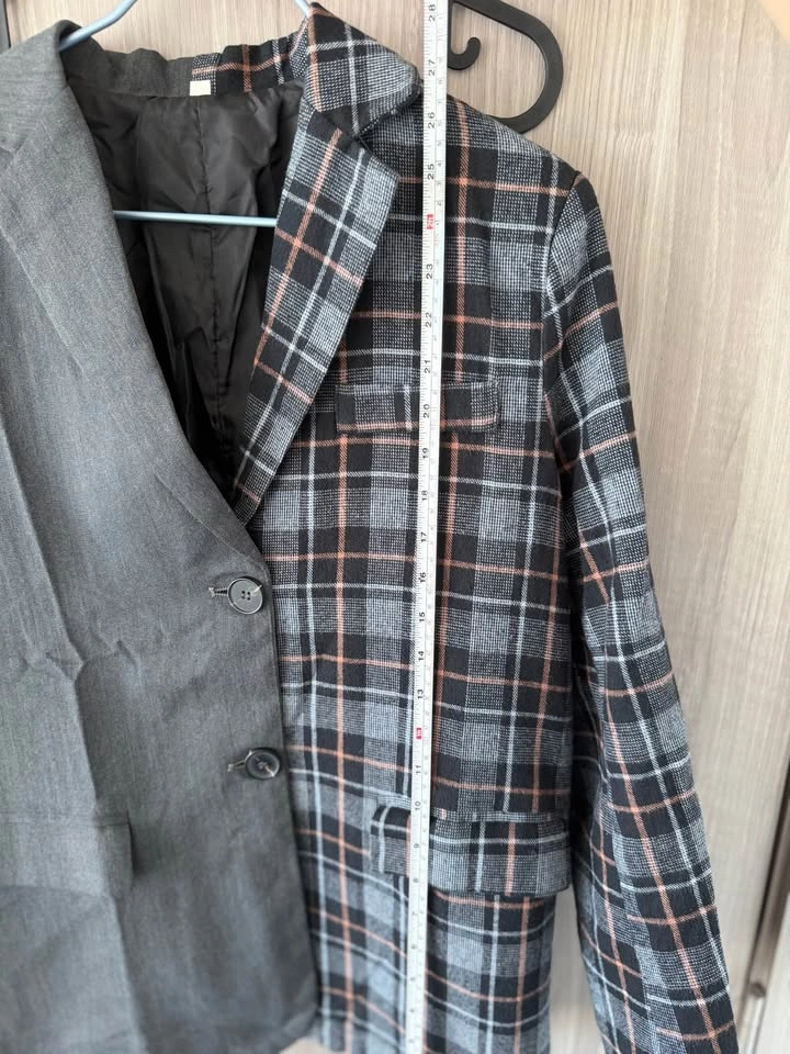Two-Tone Patchwork Blazer - photo 3