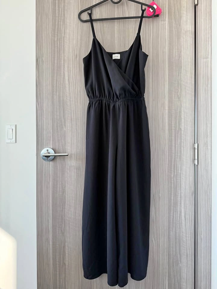 Wilfred Black Sleeveless Jumpsuit