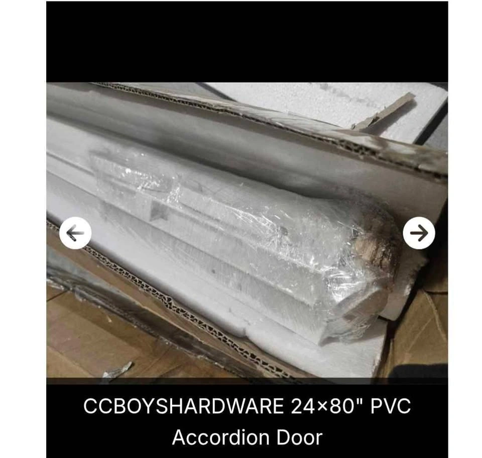 Accordion white Door 24"×80" - photo 2