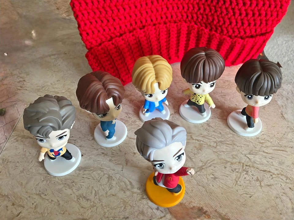 McDonald's TinyTAN x BTS Happy Meal collectible figures