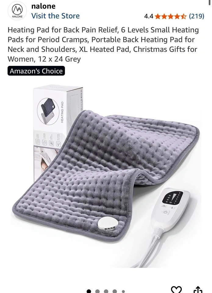Nalone Heating Pad for Back Pain Relief