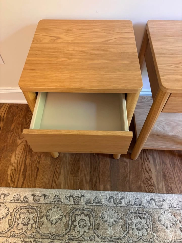Set of two nightstands from IKEA, white oak color, TONSTAD - photo 2