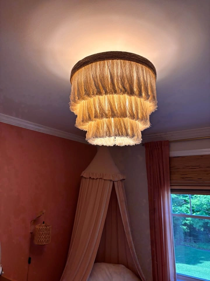 Boho Light, chandelier, light fixture, hand made - photo 2