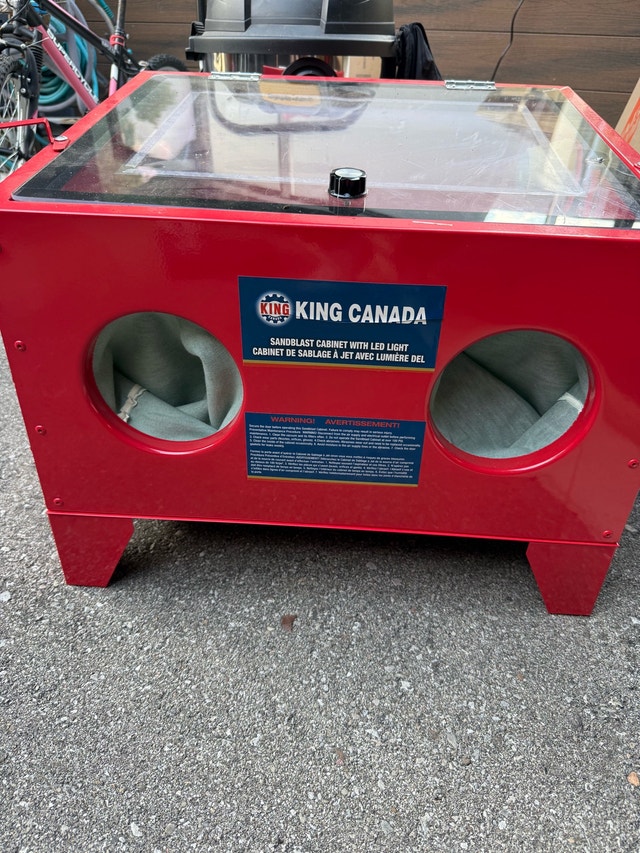 Sandblast Cabinet – 100 PSI, LED Light - photo 2