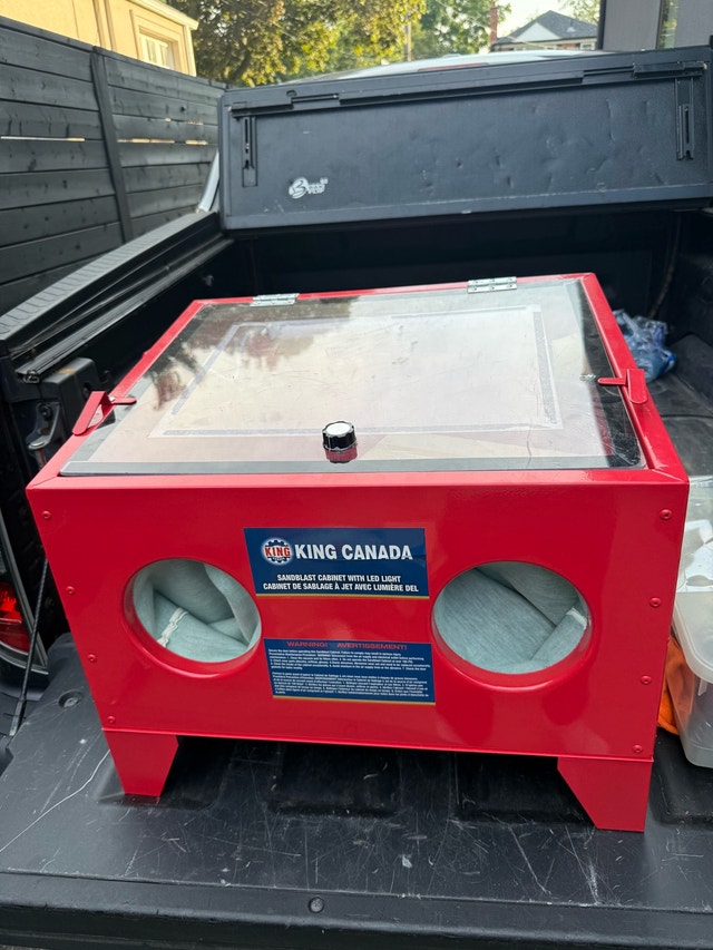 Sandblast Cabinet – 100 PSI, LED Light - photo 5