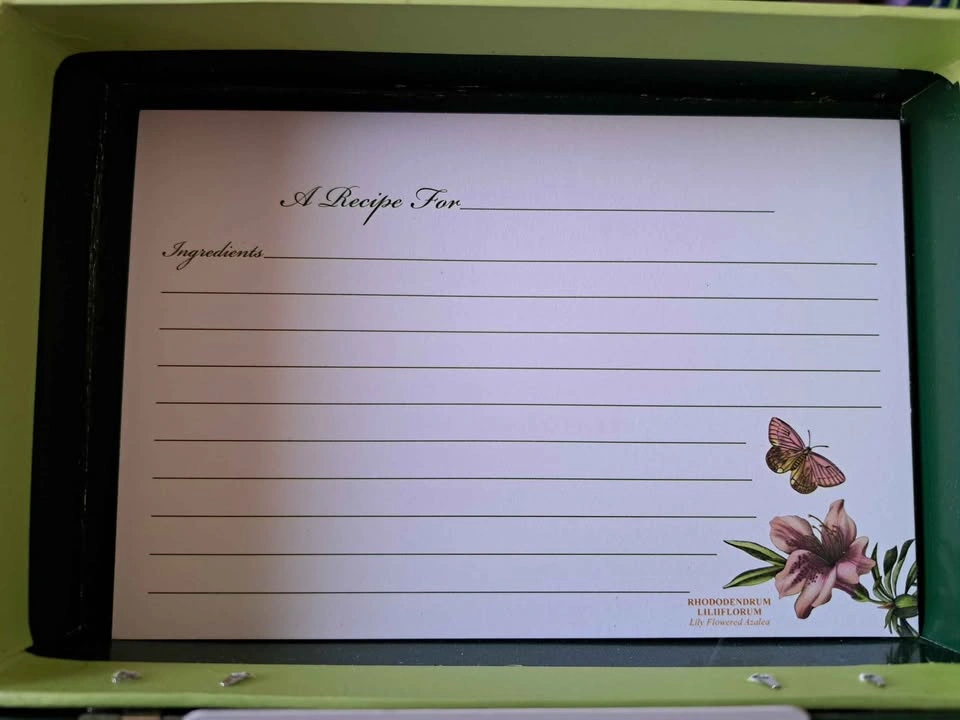 Botanical Recipe Card Box - photo 3