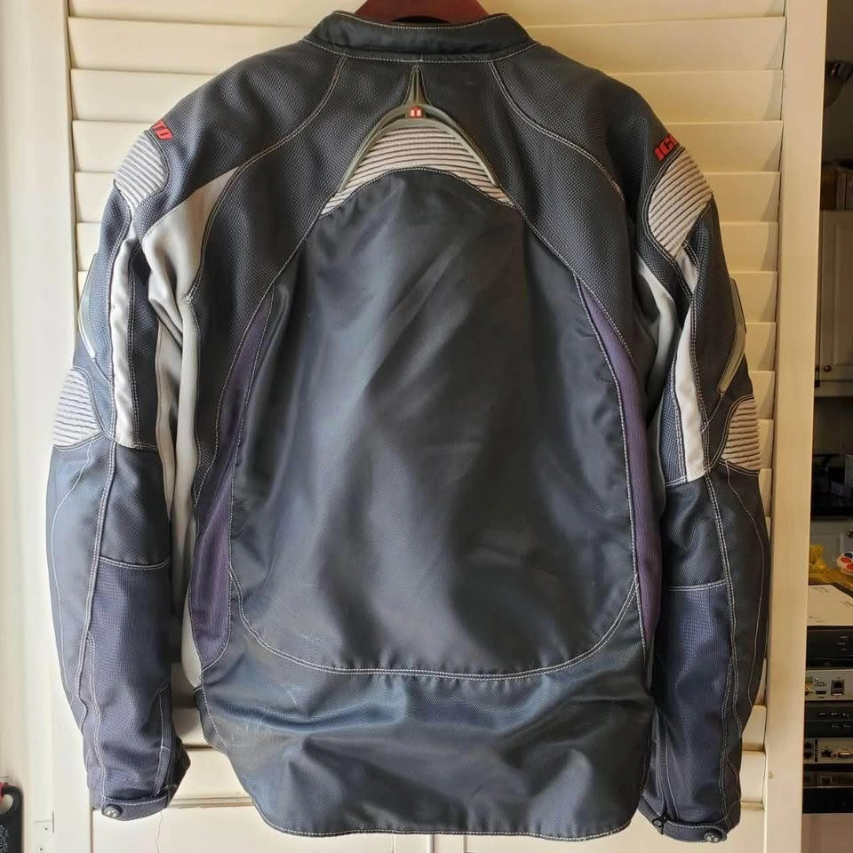 Icon Contra Textile XL Motorcycle Jacket Great Condition - photo 4
