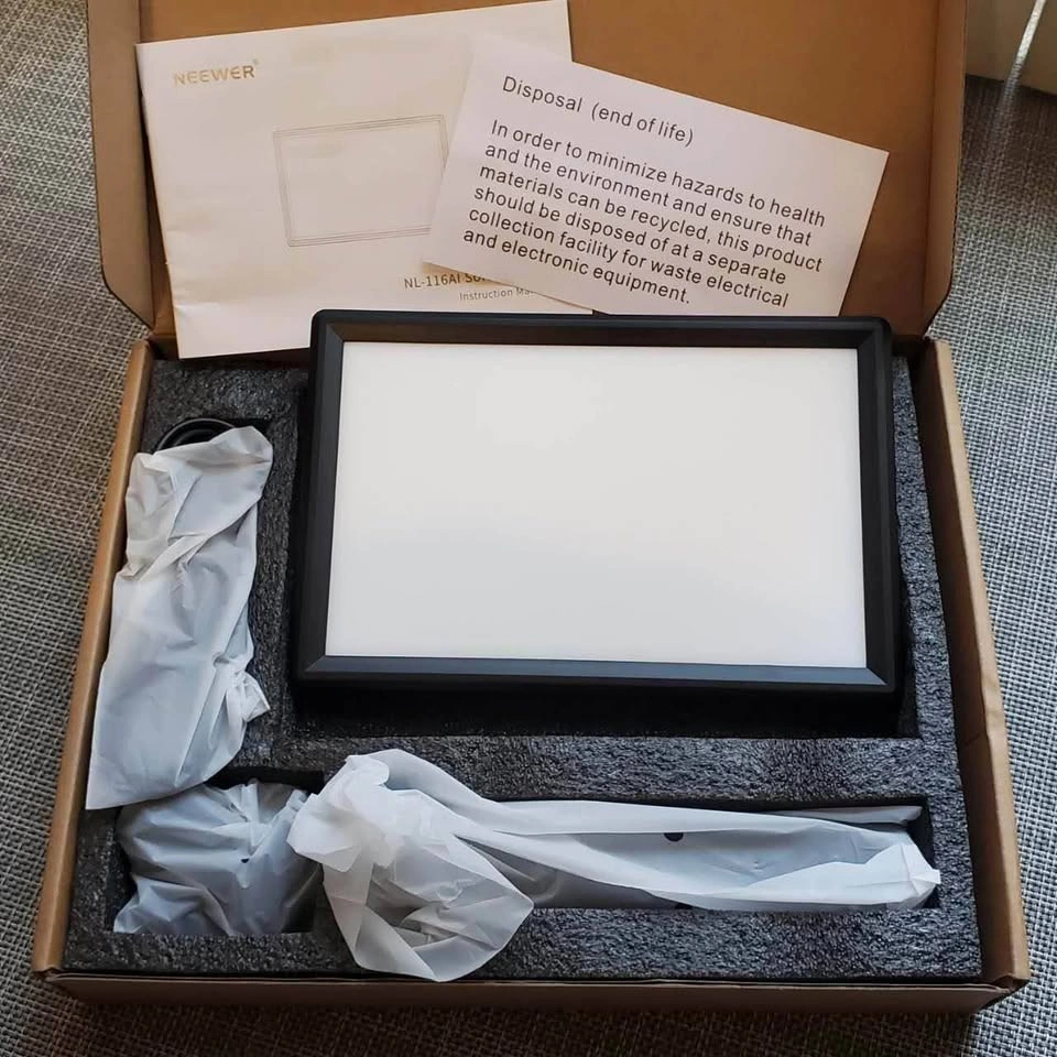 Neewer NL-116AI 9 Inch Soft Light Rechargeable Pro Photo Studio - photo 3