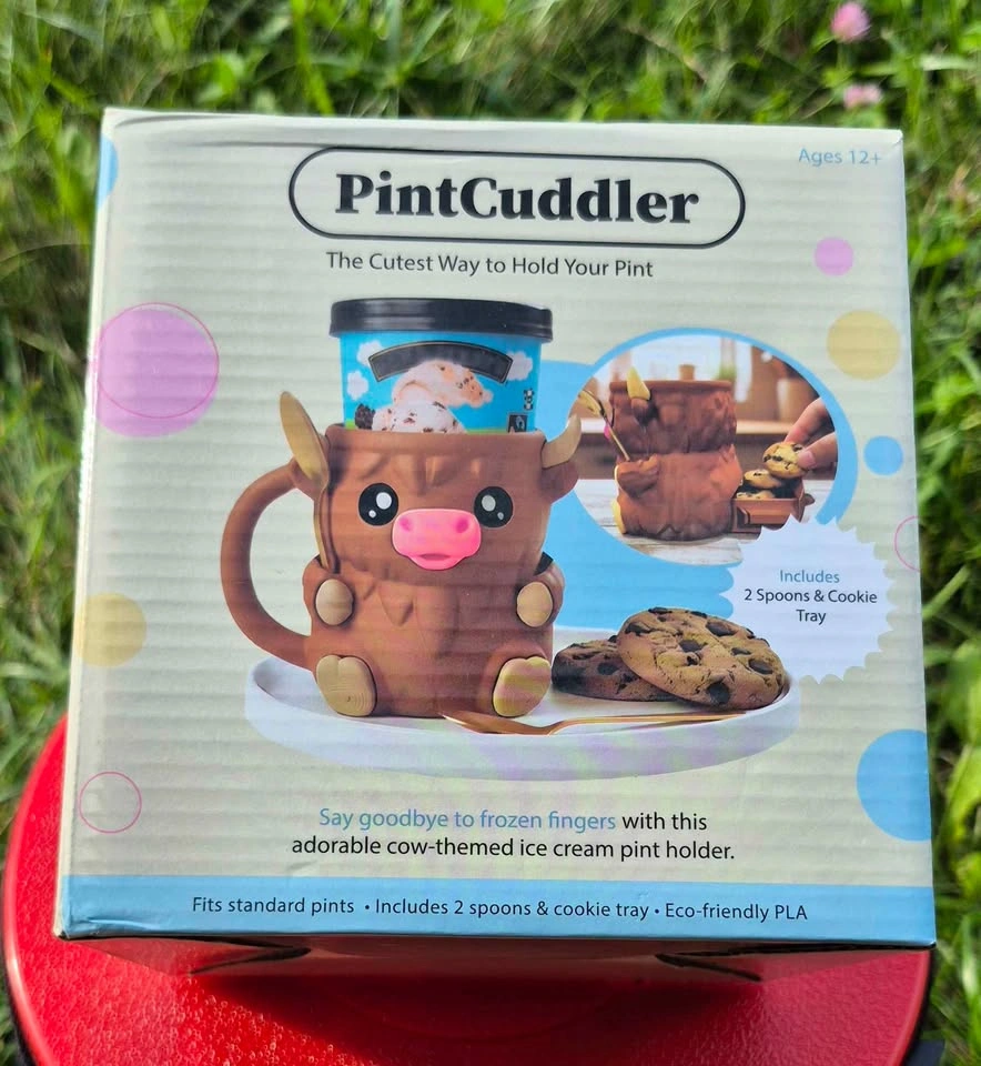 PintCuddler Cow Ice Cream Pint Holder - photo 2