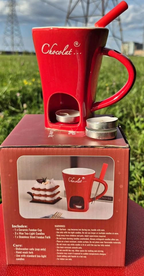 Fonduie Ceramic Fondue Cup Set